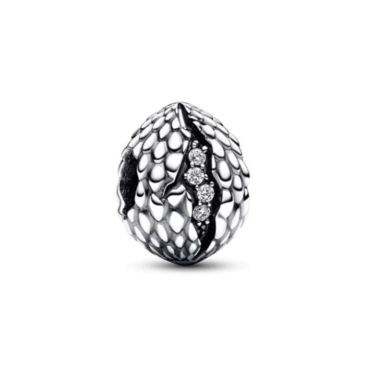 

Pandora Game Of Thrones Series Shining Dragon Egg Pendant Women pendants Silver 792962C01 F,Silver
