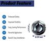 25 Pcs Retro-Motive Emblem & Trim PAL Nuts,Fits 3/16" Studs- 3/8" Hex Replacement GM 1303