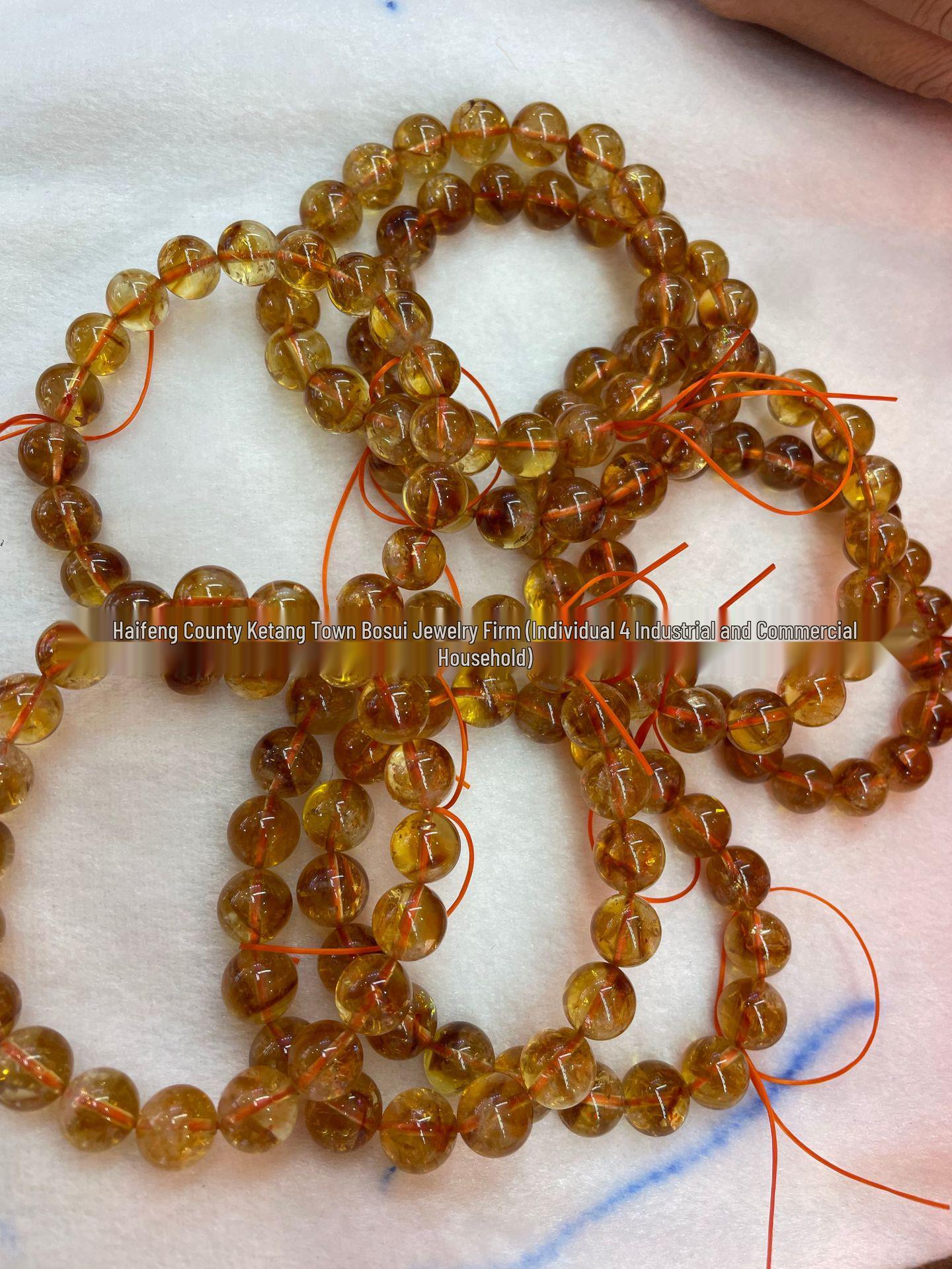 

Браслет из натурального цитрина глубокого желтого цвета - Модная бижутерия для мужчин и женщин 8mm