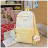 New female cute schoolbag versatile small fresh star bow junior high school college student backpack class backpack