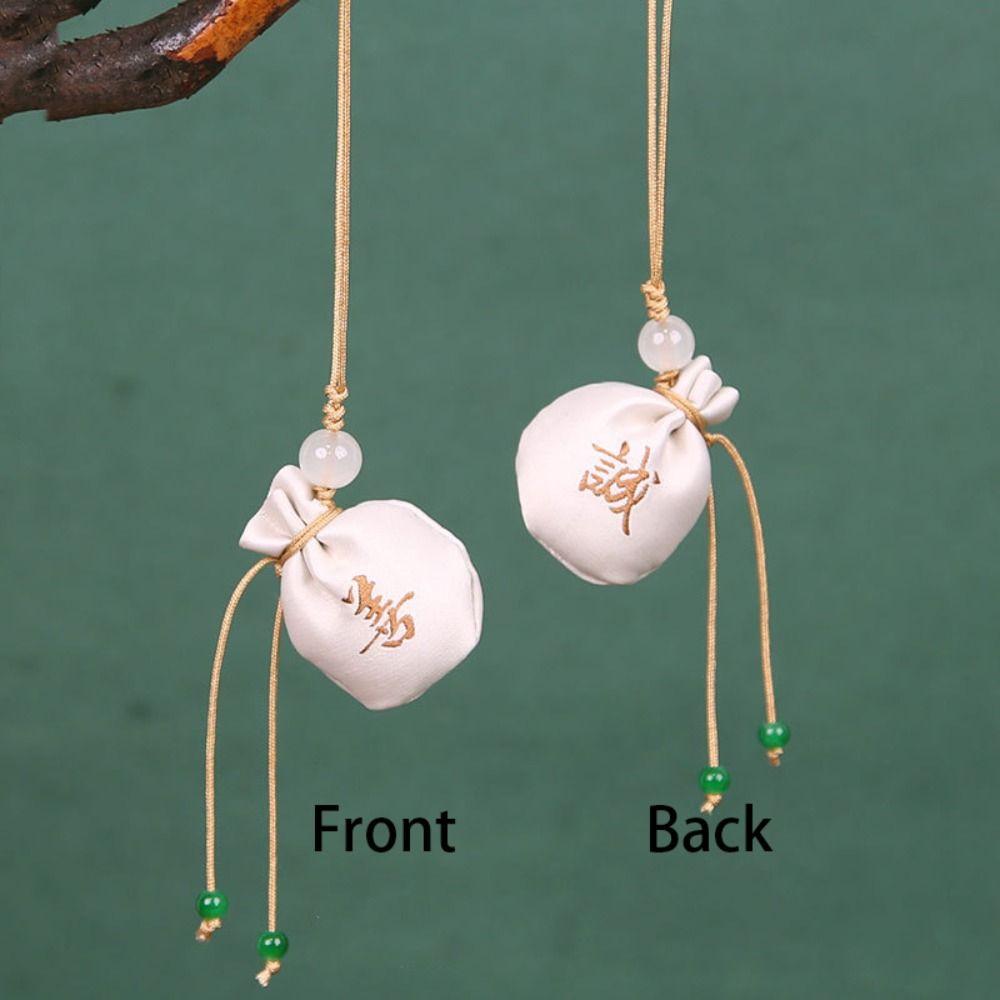 for Filled Fragrant Herbs Chinese Style Sachet Printing Tassel Small Pouch  Ladies