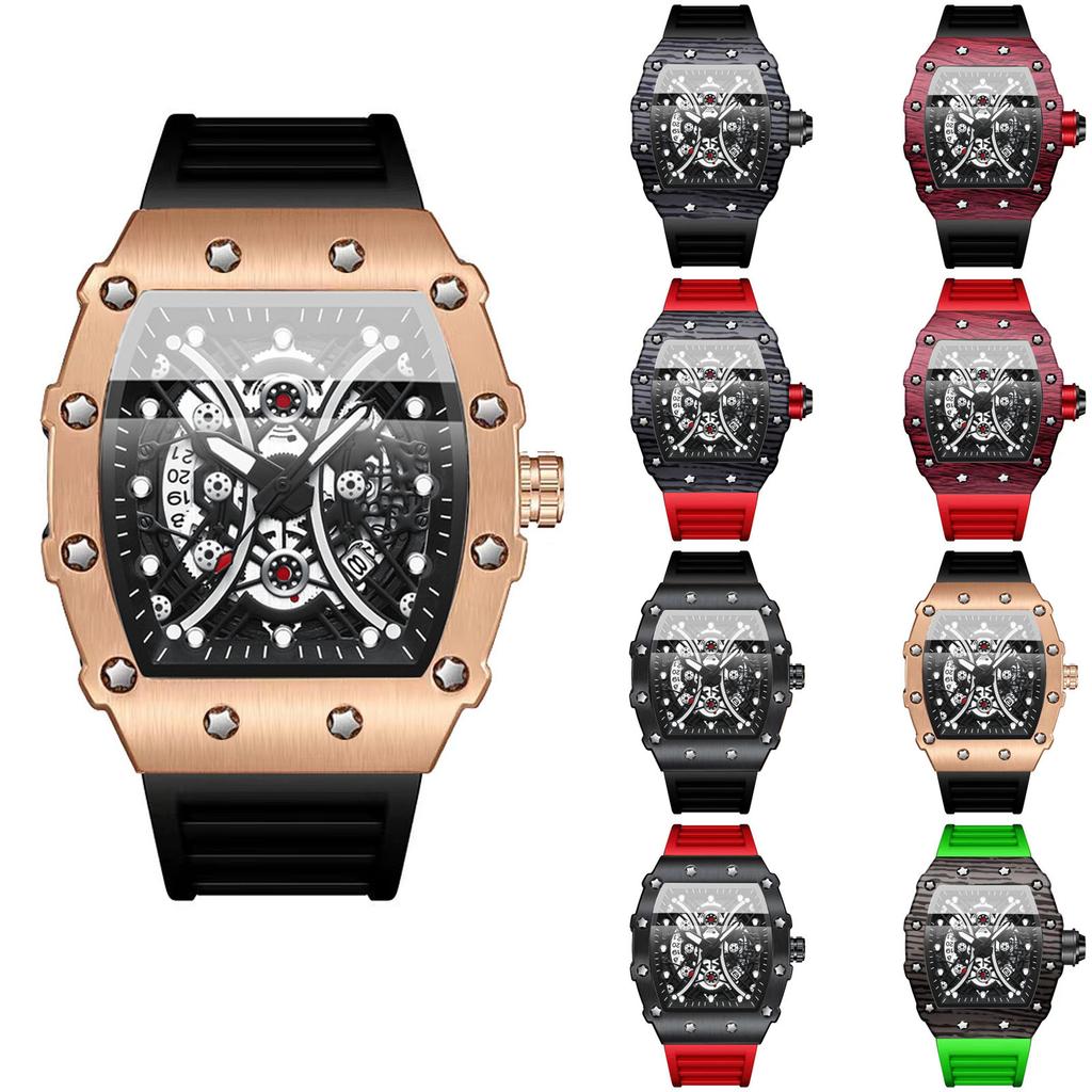 Men's Waterproof Luminous Running Alarm Clock Watch