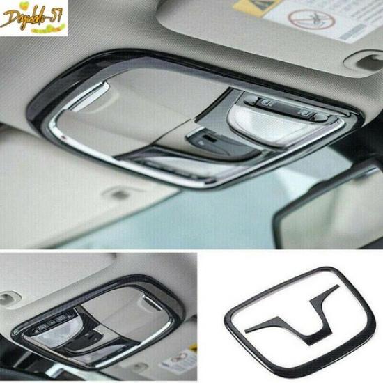 For Jeep Cherokee - Carbon Interior Front Reading Light Lamp Cover Decor