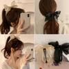 Neue Mode Band Schleife Banane Haarspangen Haarnadel Für Frauen Hinterkopf Pferdeschwanz Kopfschmuck Haar Accessoires