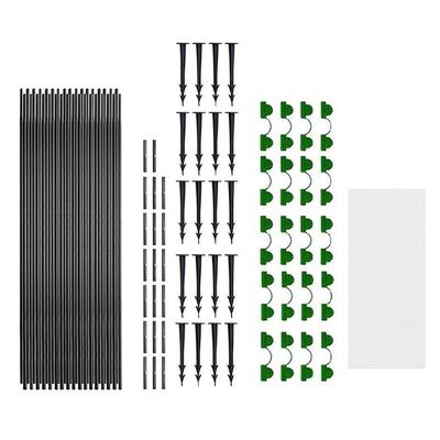 Gewächshausbögen Grow Tunnel Gartenbögen Rostfreie Fiber-Gartenbögen Rahmen