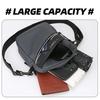 2025 New Men's Crossbody Bag Lightweight Commuting To Work Multi-layer Shoulder Bag Simple Fashion Men's Bag