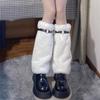 Faux Furs Leg Warmers for Womens Winter Warm Furs Boot Cuffs Covers,Cozy,Christmas,Halloween,Party, Cosplay Costume
