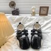 Women's Autumn Lightweight Velcro Mary Jane Sneakers - Thin-soled, Casual Sports, with Inner Height Increase.