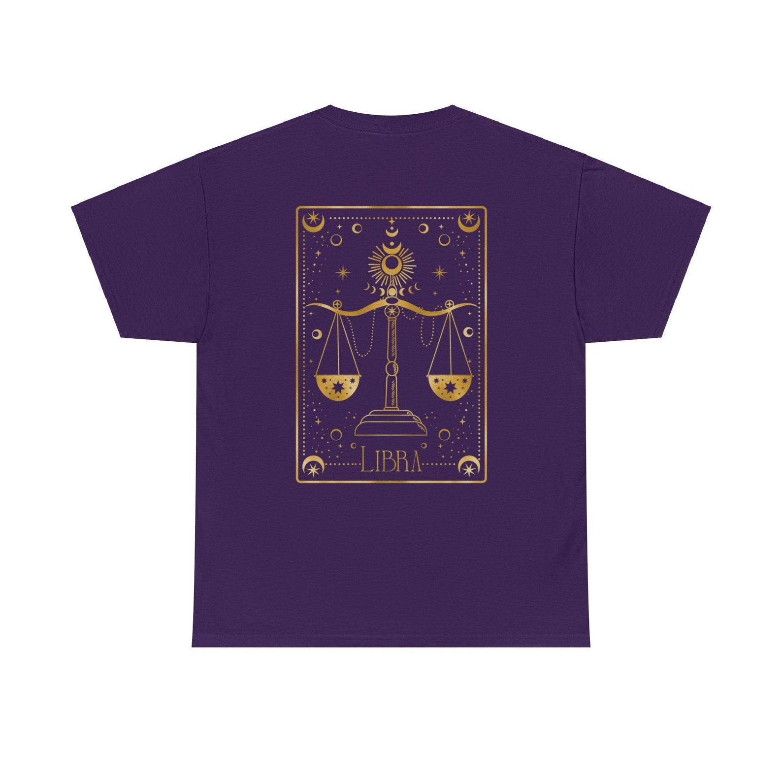 Libra Zodiac Sign T-Shirt: Horoscope Astrology Tee L