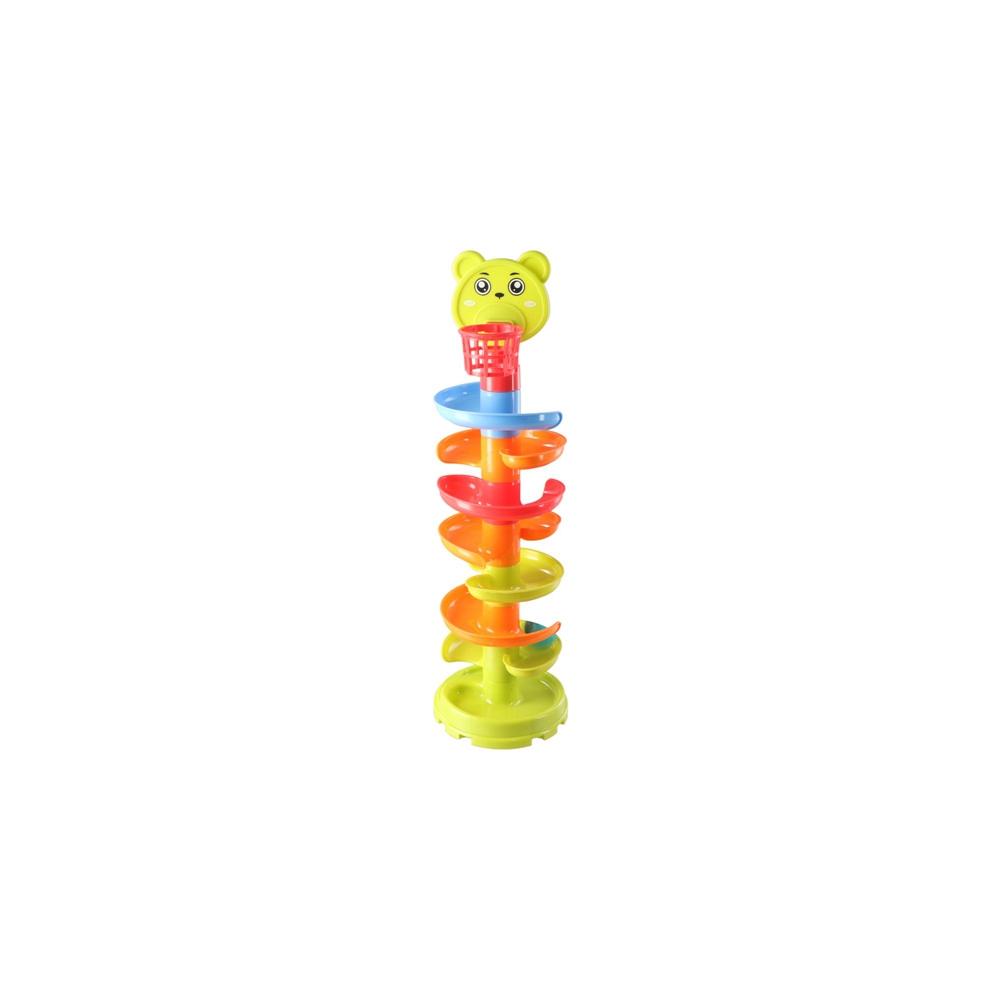 Rolling Ball Ball Drop Roll Swirling Tower Track Turn Around Toy Baby Puzzle Toy Spin Track Toy Set
