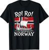 Norwegian Viking Ship Norway Flag Row Land Heritage Pride T-ShirtWill Open In a New Window or Tab