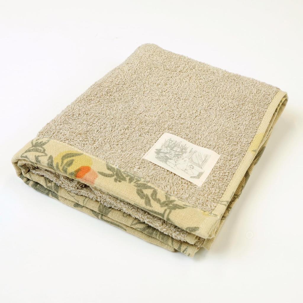 Marushin Moomin Face Early Organic 1405049100 Towel, Summer, Cotton,