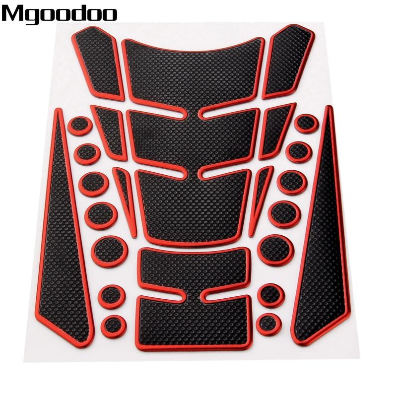 

Red 3D Sport Motorcycle Fuel Tank Pad Decal Protector Cover Gas Cap Stickers Universal For BMW Honda Yamaha Suzuki Kawasaki