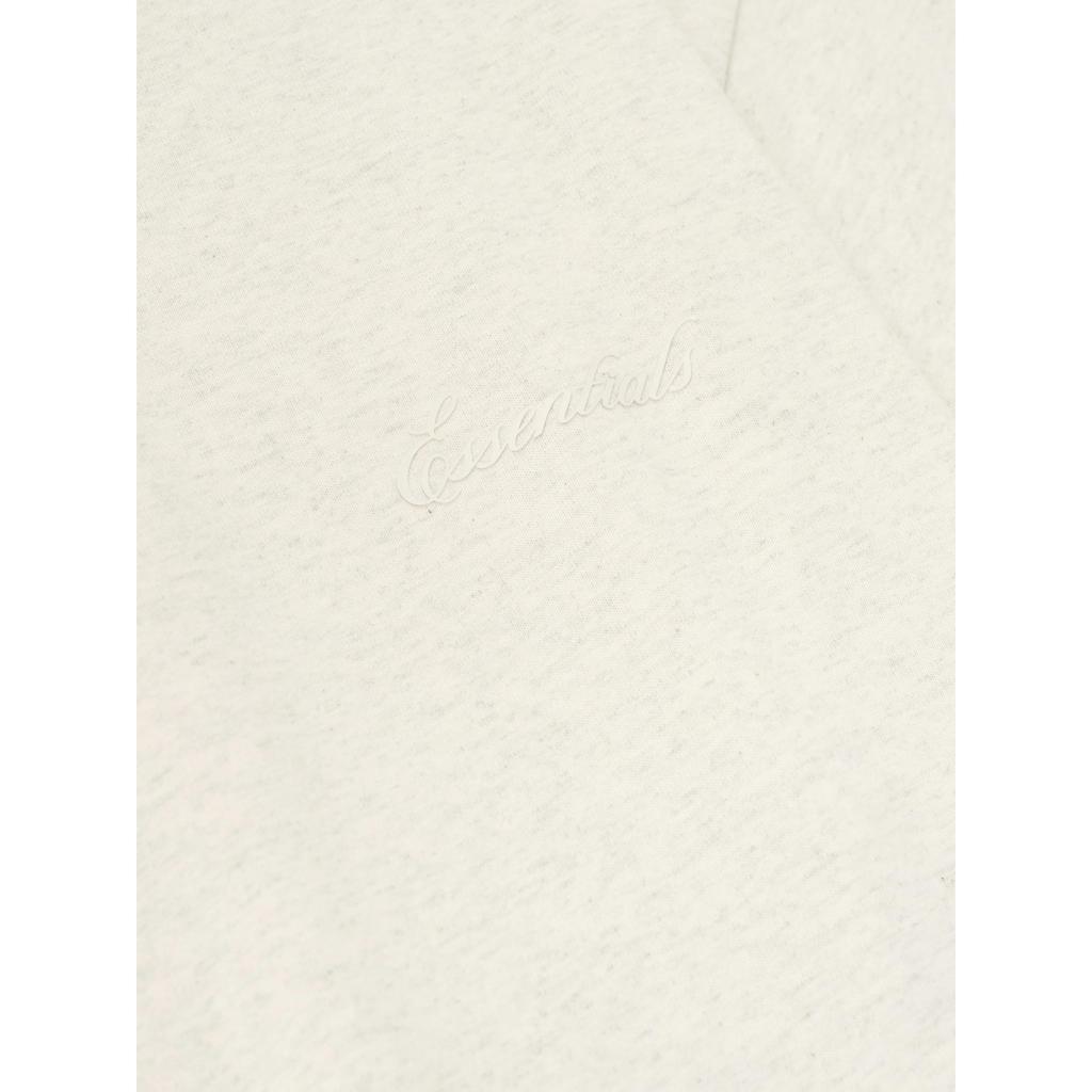 Fear of God Essentials Classic Short-Sleeve Tee Oatmeal Heather Men Tops Cream 125HO254192F