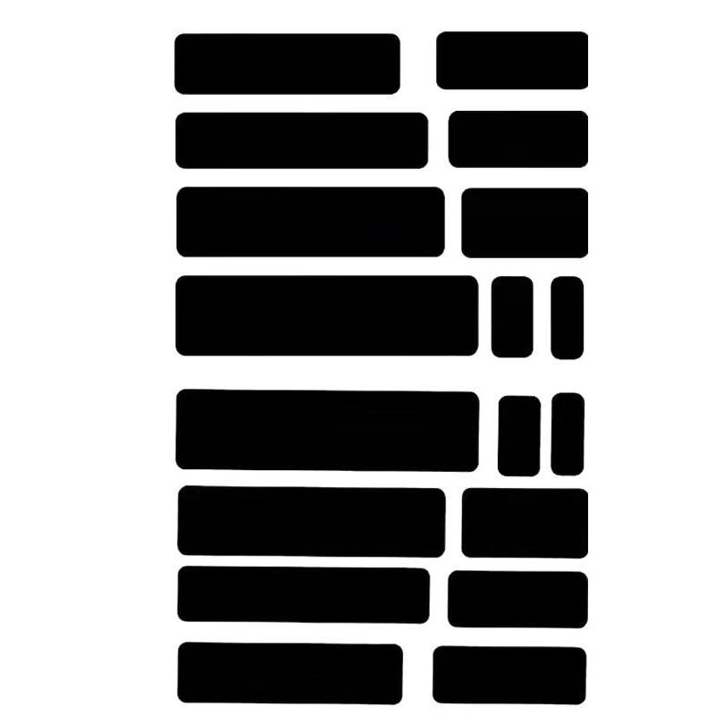 Universal Black Self-Adhesive Fabric Repair Patch (2-Piece) -No-Cut Instant Fix For Down Jackets & Coats