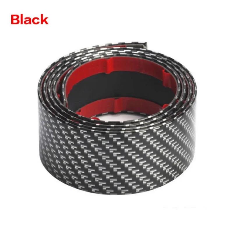 

1M Car Door Sill Protector Scratch Proof Sticker Strip Durable Fiber Rubber Car Interior Trim Protection Accessories 3CM чёрный