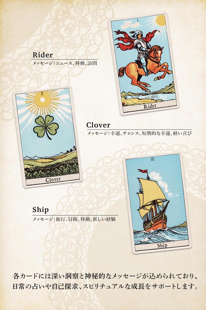 THE GOLDEN LENORMAND Golden Dawn Lenormand Rider Edition Cards with Japanese Instruction [Lenormand Manual]