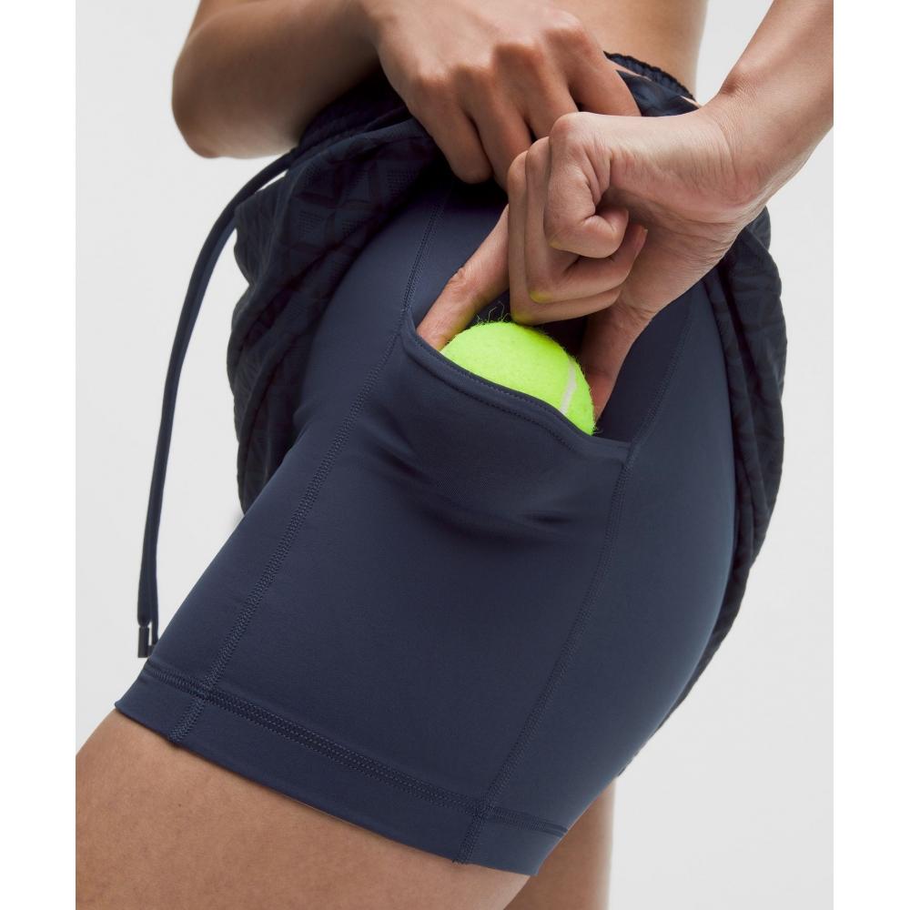 Lullulemon Textured Mesh High-Rise Tennis Skirt Clbl Clbl