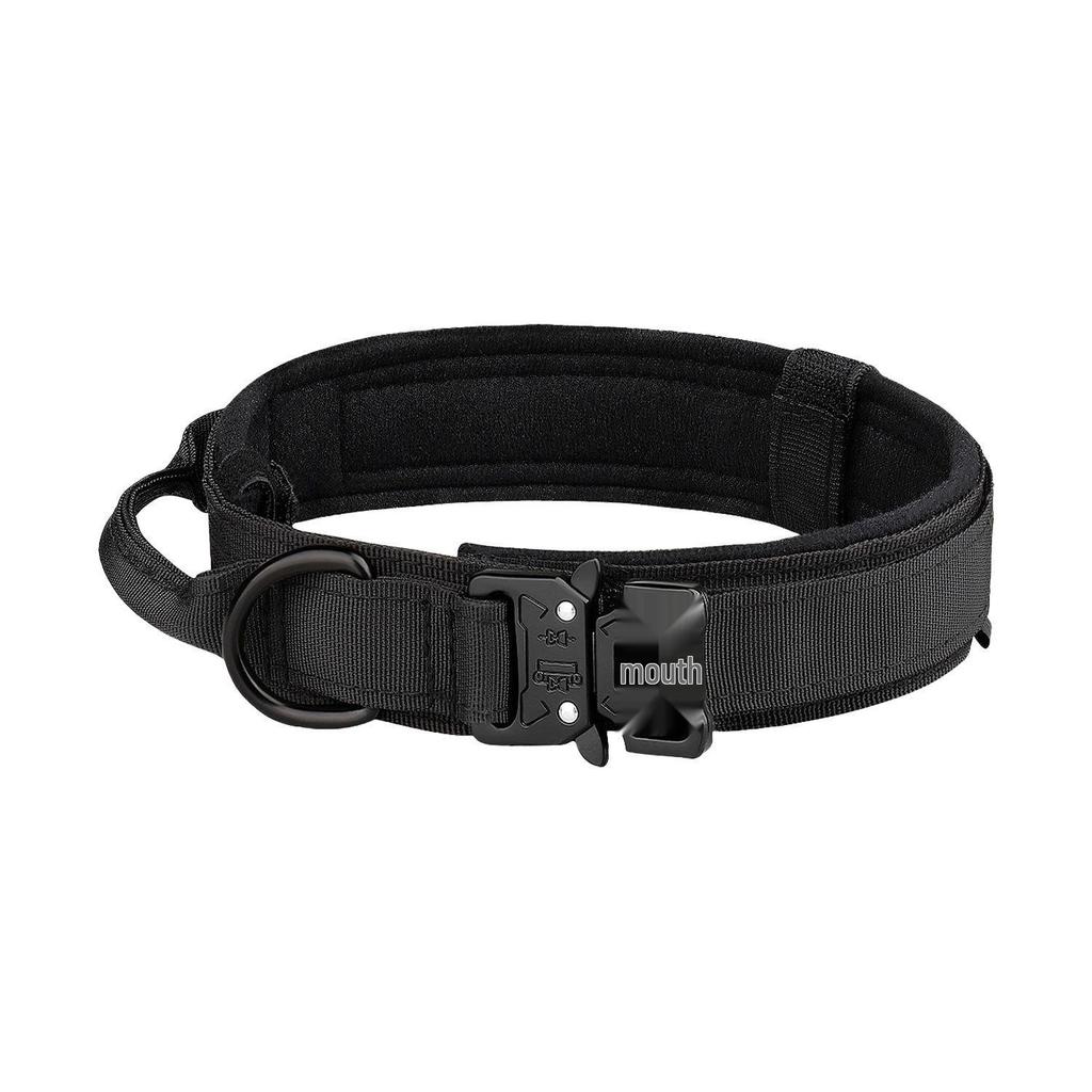Tactical Military Nylon Dog Collar and Leash Harness for Medium To Large Pets