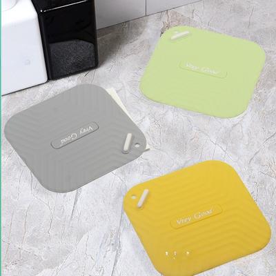 Kare Banyo Yumuşak Kauçuk Koku Önleyici Ped, Böcek Önleyici ve Ters Koku Önleyici Yer Süzgeci Kapağı, Yer Süzgeci Pedi Silikon Bant