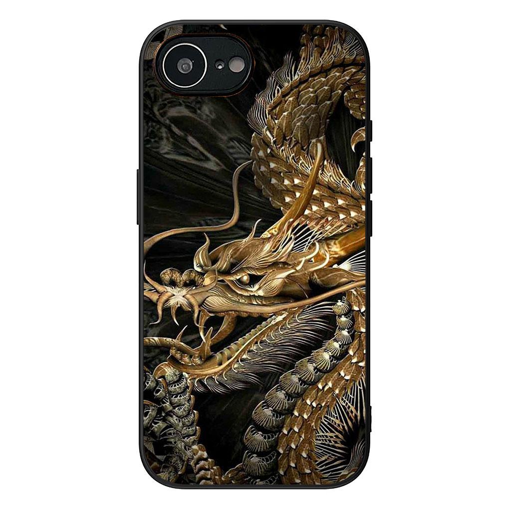 Cover for Samsung Galaxy S22 S21 S20 FE Ultra Plus A35 A36 A55 A37 A33 A34 A57 Coque Phone Case Fashion Ferocious Dragon Chinese
