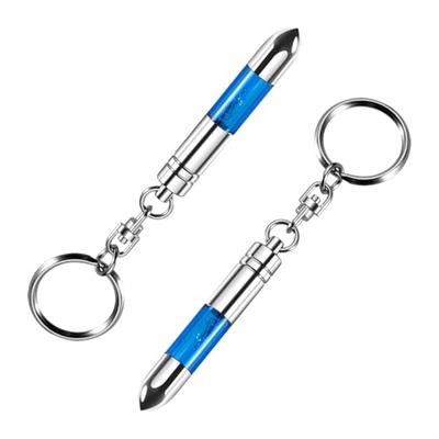 FsGrg Anti-Static Key Chain Car Anti-Static 2 Pieces Blue, Blue