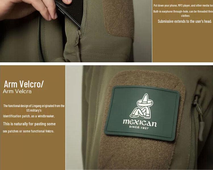 Men's Tactical Leopard Softshell Windbreaker: Waterproof and Windproof Outdoor Training Suit