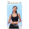Women's High Strength Shockproof Front Zip Sports Bra High Elastic Push Up Anti Sagging Fitness Plus Size Seamless Beauty Back Bra