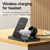 3 In 1 Wireless Charger 15W Fast Charging Station For iPhone 14 13 12 11 XS Pro Max Dock Stand For Airpods Pro Apple iWatch 5 4 3