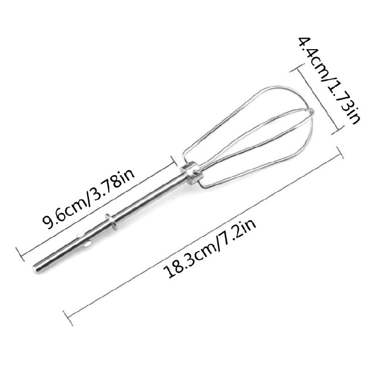 2 Pieces Electric Egg Mixer Heads Milk Frother Heads Egg Whisk Accessories