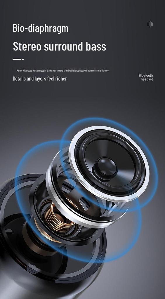 Ultra-Long Battery Dual Battery Neckband Noise Cancelling Wireless Bluetooth Sports Headphones