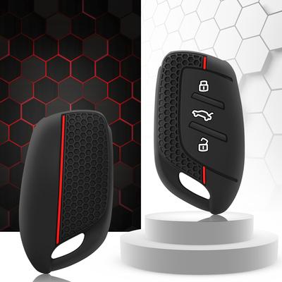 For MG 4 2023 Mg4 Ev MG HS GT ZS EV ZX MG5 MG6 3 Buttons Silicone Fob Key Cover Case Keychain for Roewe RX3 RX5 RX8 ERX5 I6 I5