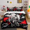 Dinosaur-Themed Bedding Design. Print Bedding Set 1 Duvet Cover 2 Pillowcases For Adult And Children Luxury Gift Full Size