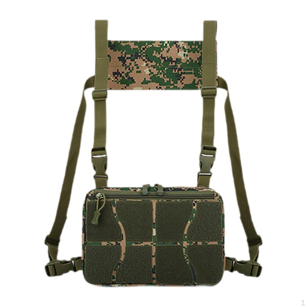 Chest Rig Bag Practical Multifunction Outdoor Pack for Hiking Fishing Travel