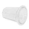 Coffee Ground Dosing Cup PC Antistatic Transparent Coffee Powder Feeder Dosing Cup for Portafilter Basket