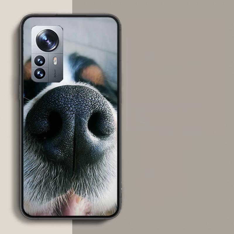 Show You Its Cute Dog Nose Phone Case For Redmi Note 15 Pro 5G 14 13 12 Pro Plus 11 11T 11E 11S 10 Pro 10S 9 9S Cover Cell Clear