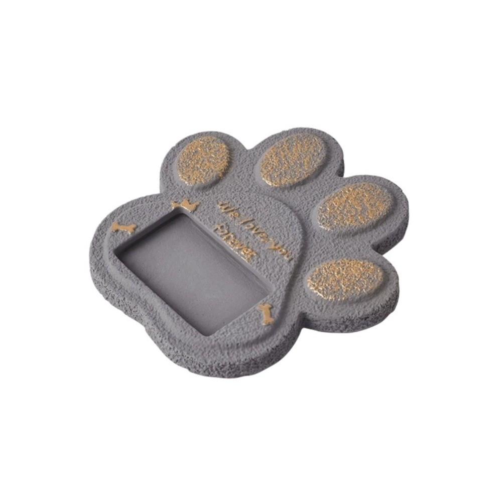 Heart Dog Tombstone Cement Cat Grave Marker Pet Pass Away Pet Memorial Stone Cemetery