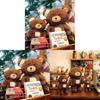 Plüsch-Teddybär-Kissen mit Polyesterfaserfüllung für Kinder und Erwachsene