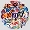 50 Rugby Doodle Stickers Car Mobile Helmet Water Cup Decoration Stickers Waterproof
