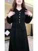 New Spring Fashion French Style Slimming Dress for Plus Size Middle-Aged Women