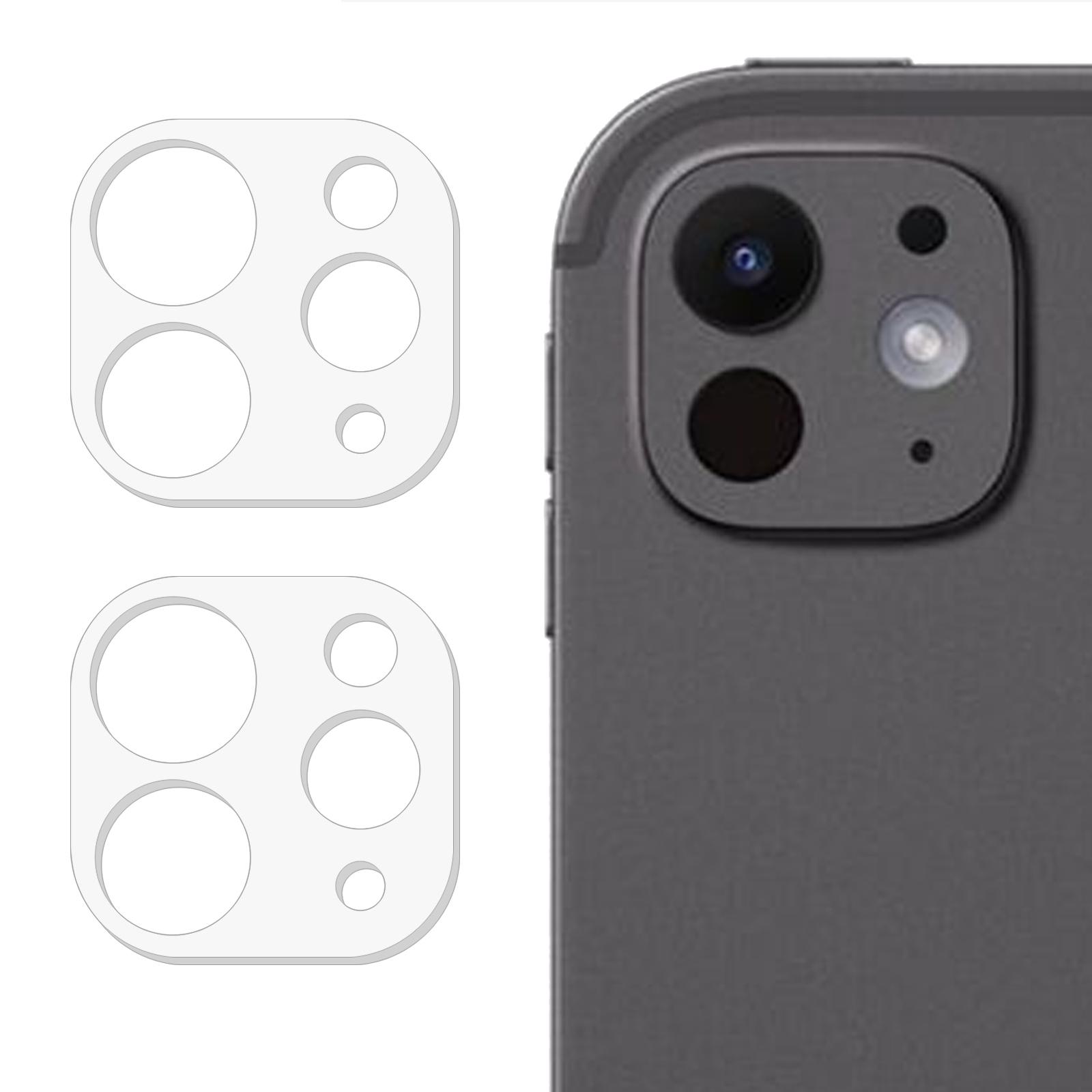 

2Pcs For iPad Pro 11 (2024)/Pro 13 (2024) Tempered Glass Camera Lens Protector (3D Arc Edge) Type A