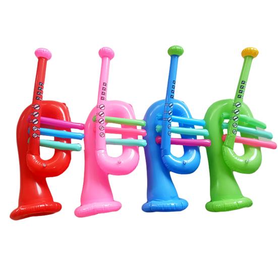 PVC Inflatable Guitar Microphone Lute Musical Instrument Kids Toy Party Props