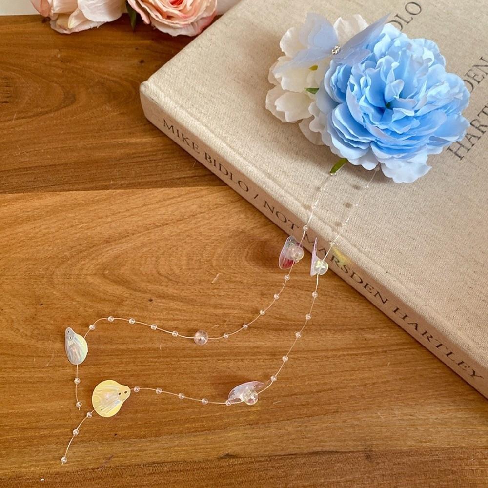 Perlenblume Haarspange Quaste Chinesischer Stil Haarclip Elegant Hanfu Haaraccessoires Mädchen