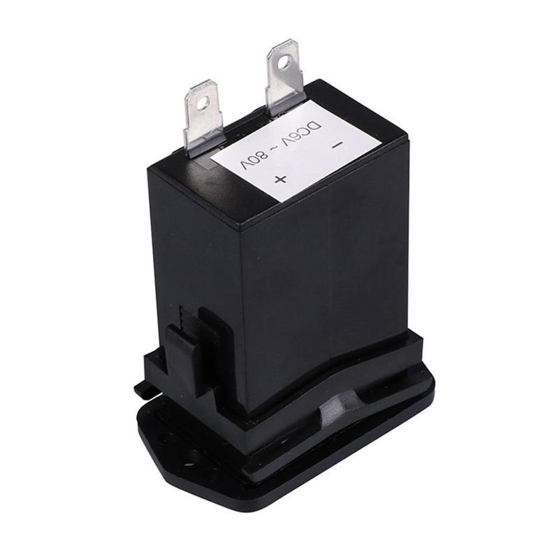 AB34-2X DC 6-80V Mechanical Hour Meter - Hourmeter For Engine Generator Boat Automobiles Motorcross Motor Truck Tractor