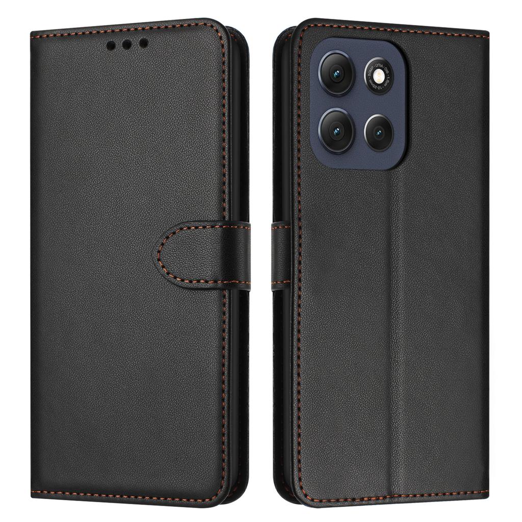 For Motorola Moto G56 5G Case Stand Wallet Leather Phone Cover with Strap