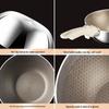 ZISIZ 26cm Abnehmbarer Titan-Wok