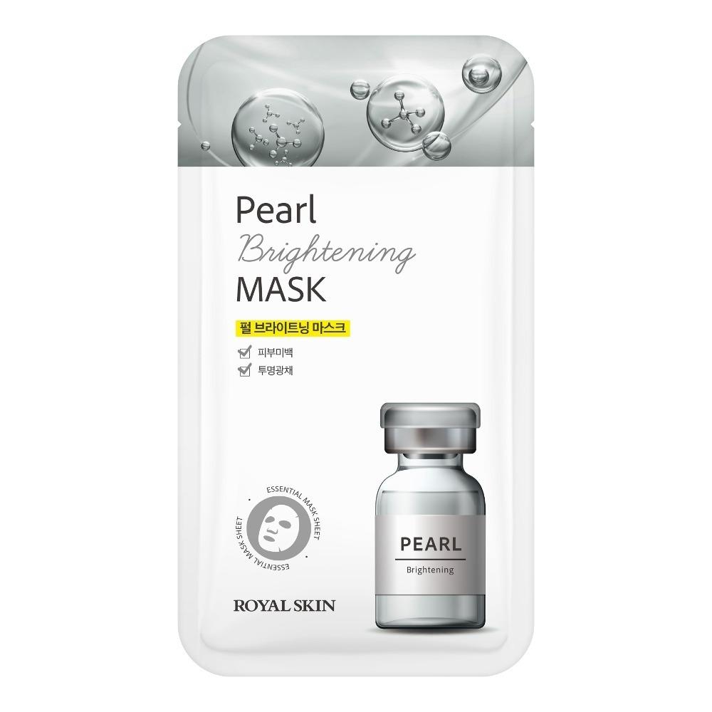 

Royal Skin Pearl Brightening Mask (10P) - Radiance-Boosting & Skin Tone Evening Mask with Pearl Extract for Luminous Glow