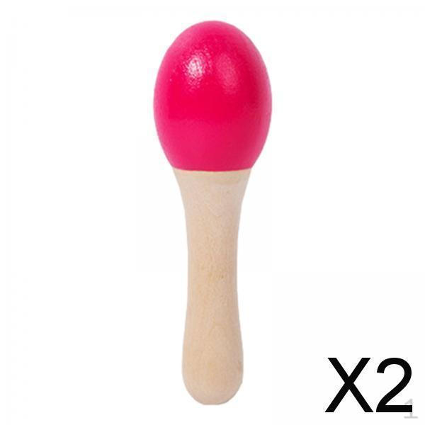 

2xДеревянные маракасы для детей, взрослых, малышей, песочный молоток, фиеста, фестиваль, роспись