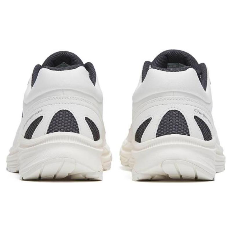 Anta Shock Absorbers With Slip Resistant And Abrasion Resistant Properties Low Top Running Shoes Men's Black White Sneakers 112245595-1