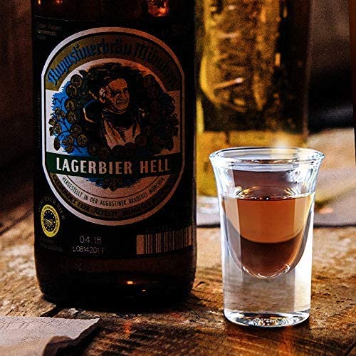 Glass Shot Glasses, 24-Pack - 35ml/35cc Clear Glass, Heavy Base, for Whiskey, Tequila, Vodka, Liqueur, Espresso